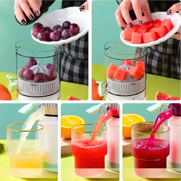 Mini Espremedor de Frutas Portátil - Imagem 6