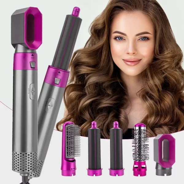 Escova Secador De Cabelo 5 Em 1 - Imagem 2