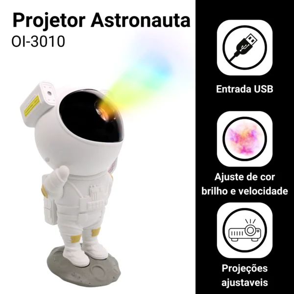 Astronauta Projetor Luz Noturna - Imagem 5