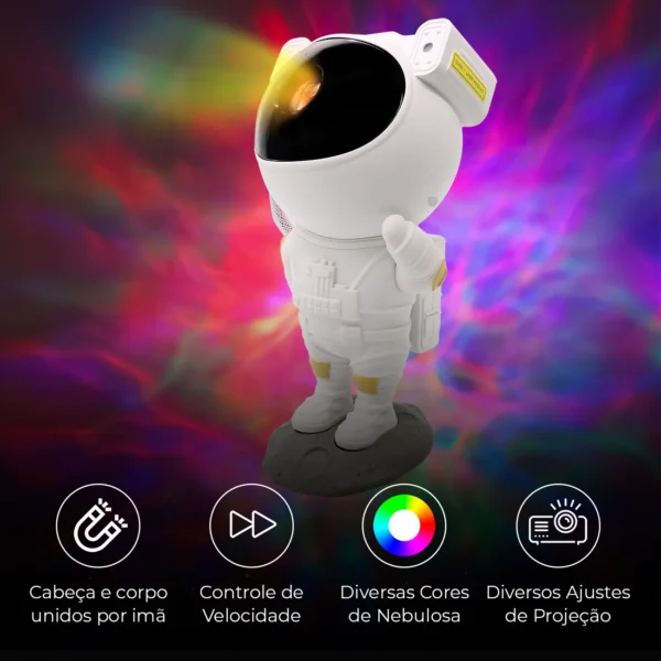 Astronauta Projetor Luz Noturna - Imagem 2